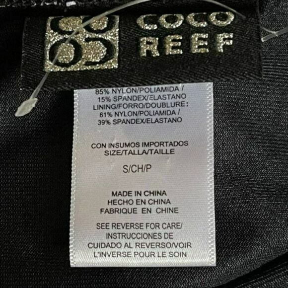 Coco Reef Polka Dot Rollover Bikini Bottom Black And White Swimwear Size S‎ - Picture 5 of 8